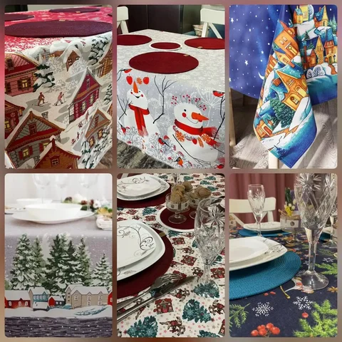 Скатерти из плотной рогожки на заказ - Растения в Нижний Новгород