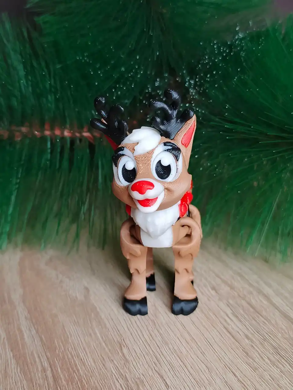 Очаровательный олененок Деда Мороза