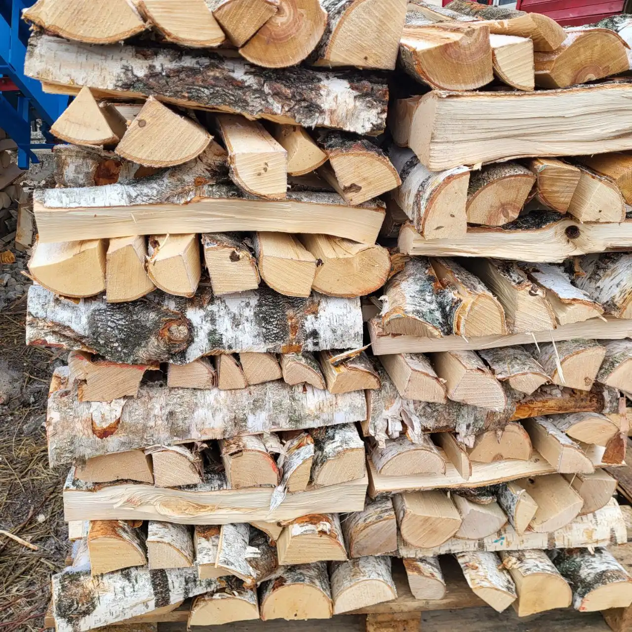 Колотые берёзовые дрова с доставкой