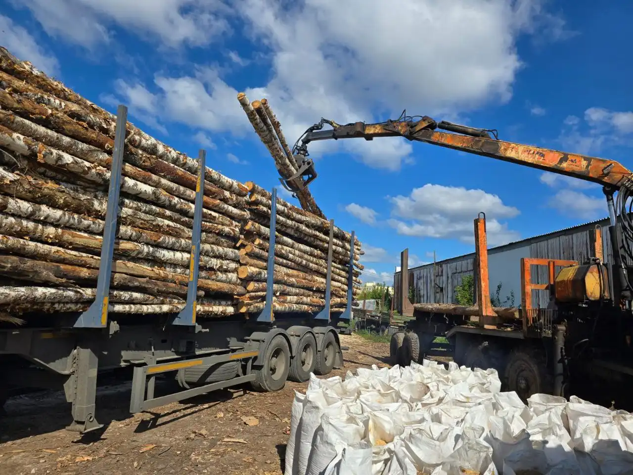 Колотые берёзовые дрова с доставкой