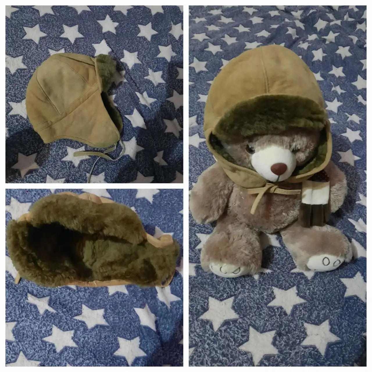 Детская зимняя шапка из натурального меха