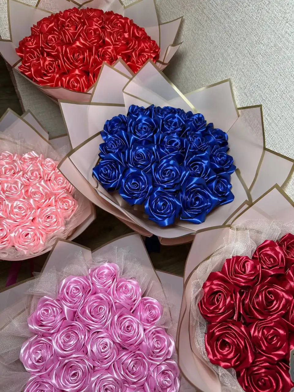 Предзаказ на букеты из атласных лент - Рукоделие (Хобби и отдых) в Нижний Новгород