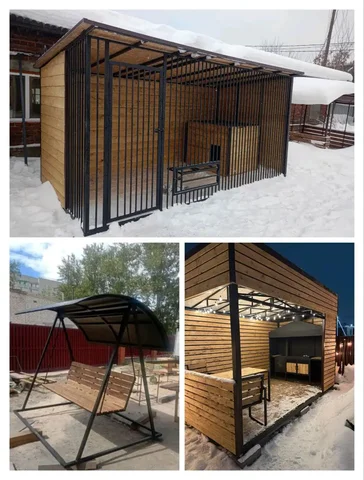 Изготовление на заказ вольеров, навесов, беседок и других садовых конструкций - Ремонт техники в Нижний Новгород