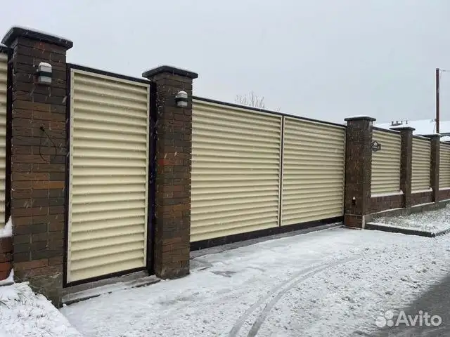 Установка заборов и навесов в Нижнем Новгороде - Строительные услуги (Услуги) в Нижний Новгород