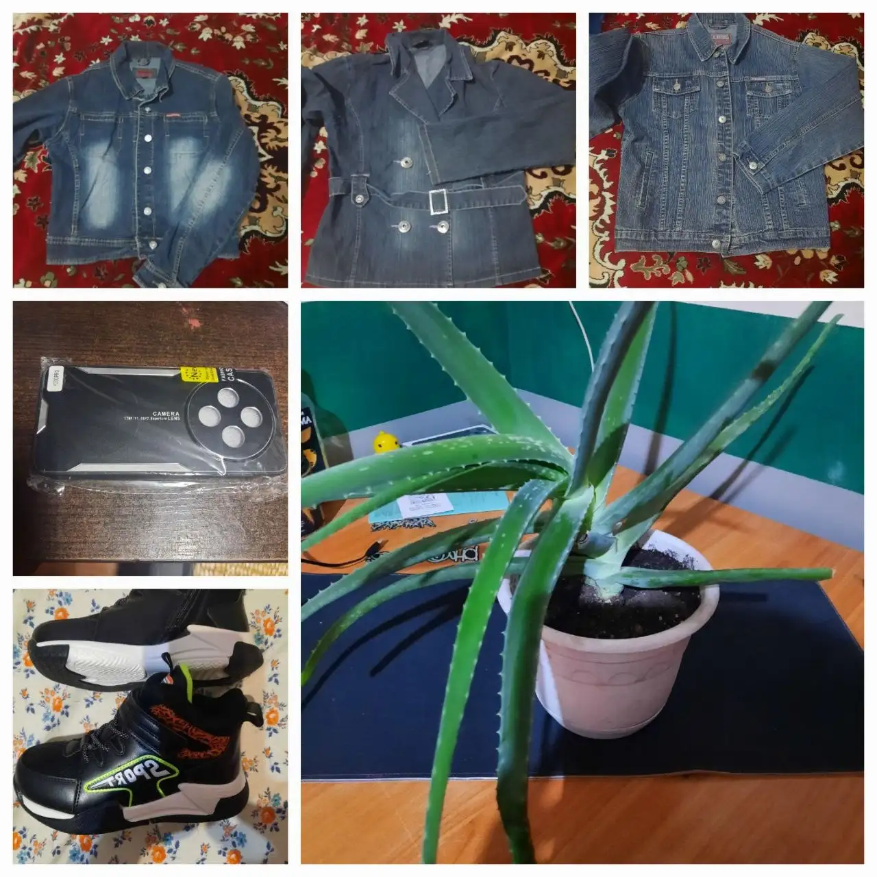 Джинсовые куртки, чехол на телефон, кроссовки, алоэ вера - Одежда (Барахолка) в Нижний Новгород