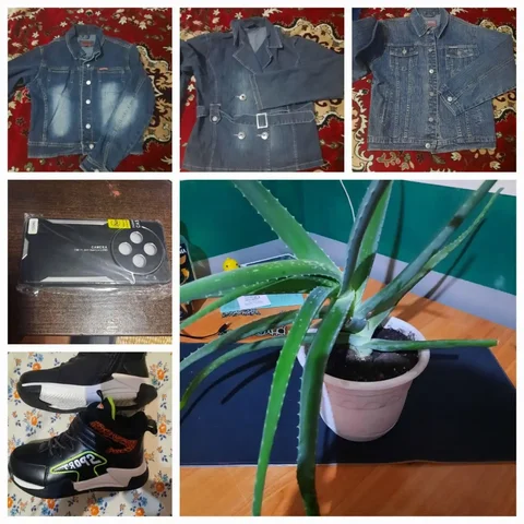 Джинсовые куртки, чехол на телефон, кроссовки, алоэ вера - Барахолка в Нижний Новгород