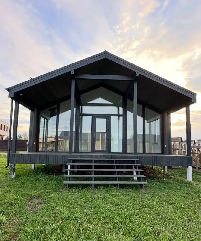 Готовый каркасный дом 76м2 с террасой в КП Матрешки Вилладж - Дома, коттеджи (Недвижимость) в Звенигород