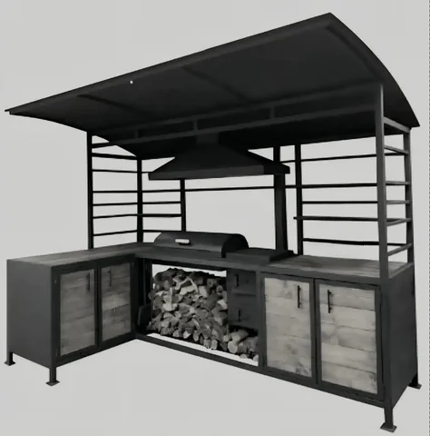 Мангальная зона с основанием, жаровней, печью и крышей - Доски объявлений в Нижний Новгород