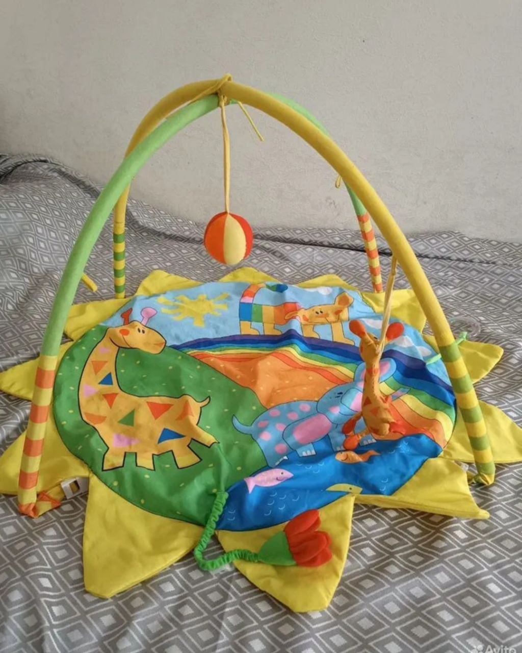 Развивающий коврик с погремушками - Товары для детей в Ангарск
