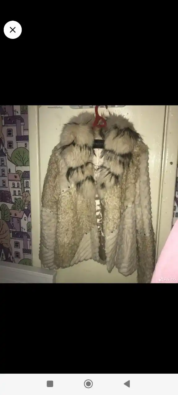 Полушубок из натурального меха