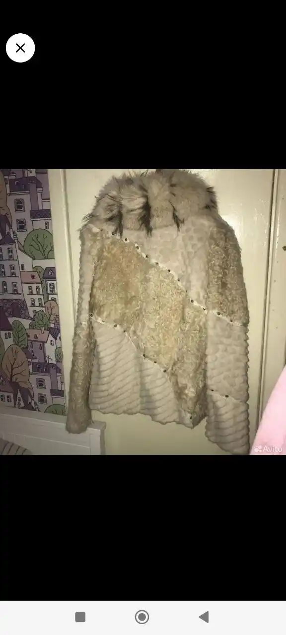 Полушубок из натурального меха