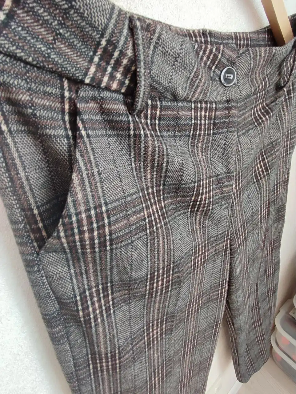 Женские штаны в клетку