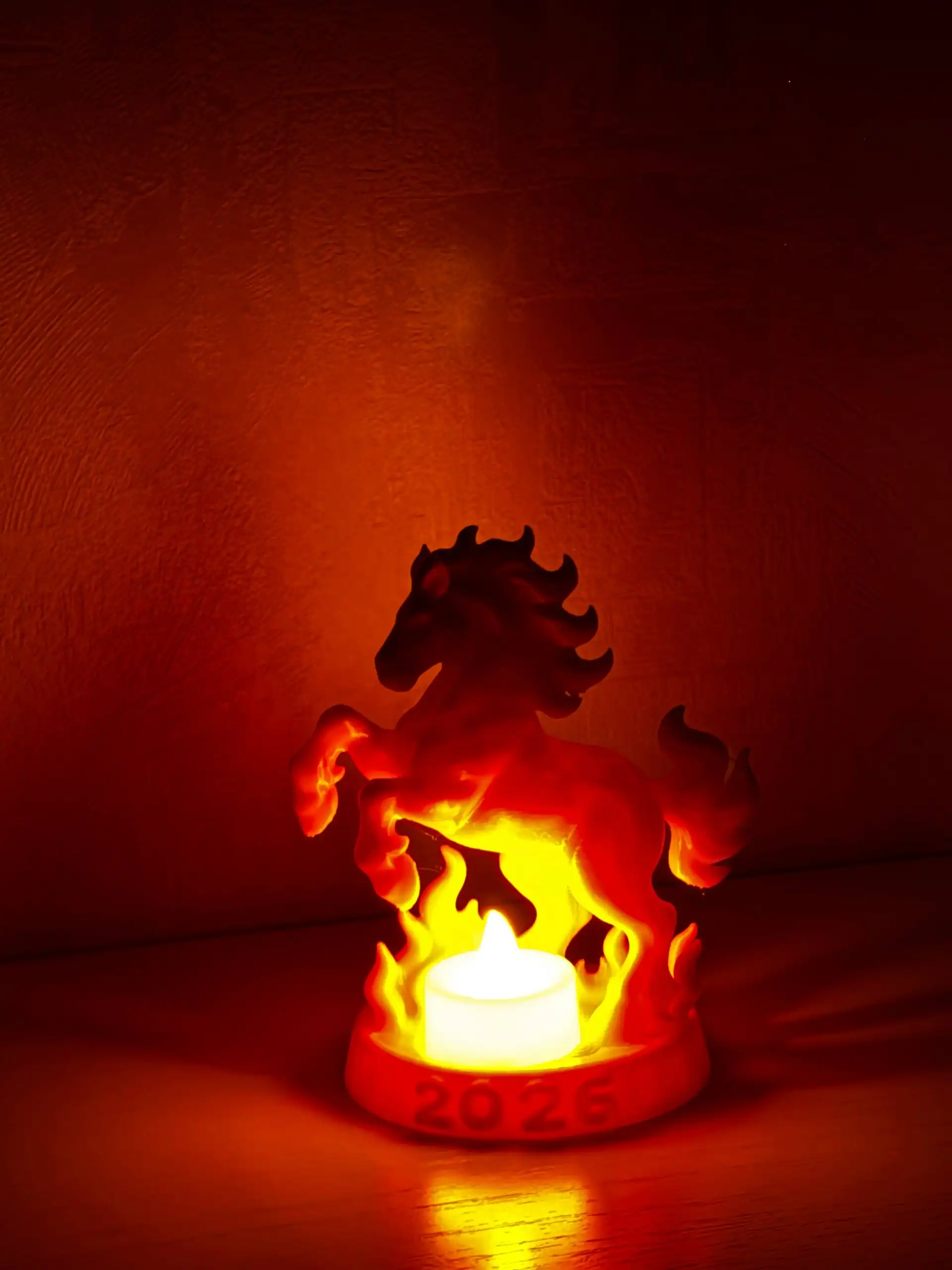 Фигурка символа года со светодиодной свечой