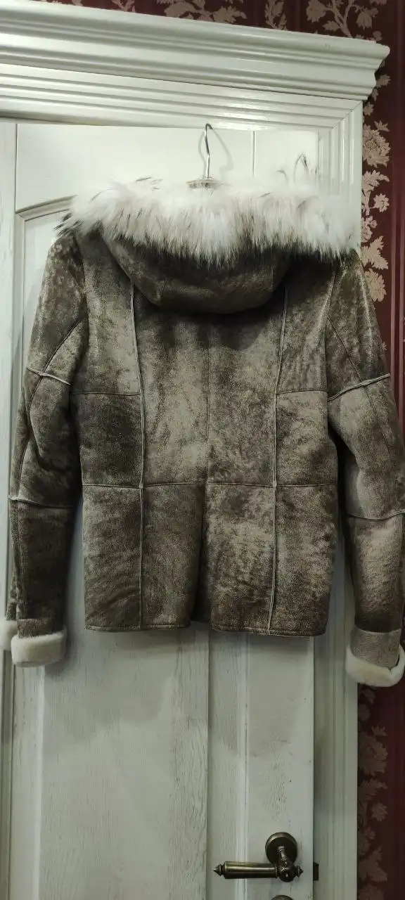 Дублёнка короткая классическая Италия Bison