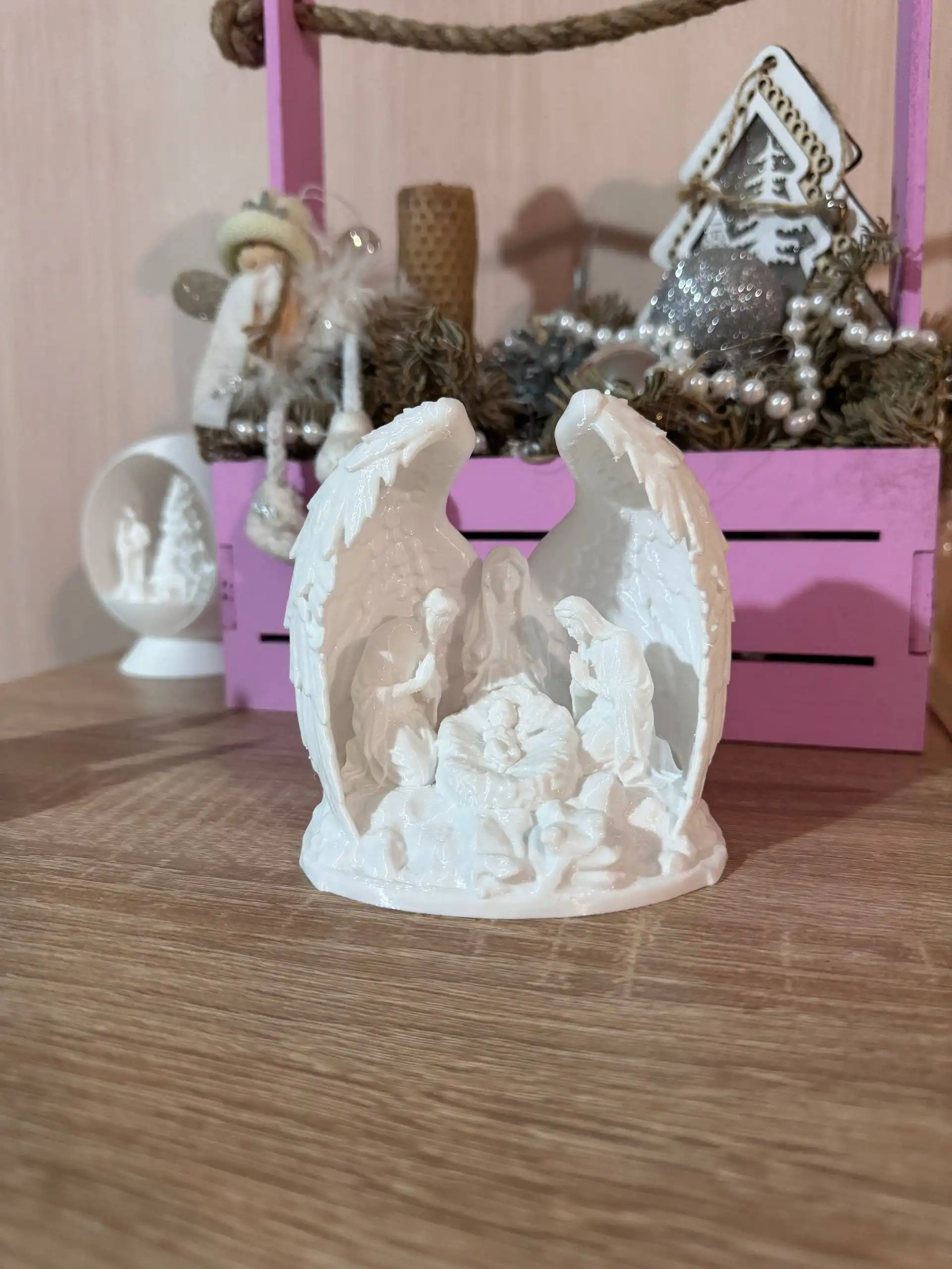 Декоративная светодиодная свеча «Рождество»