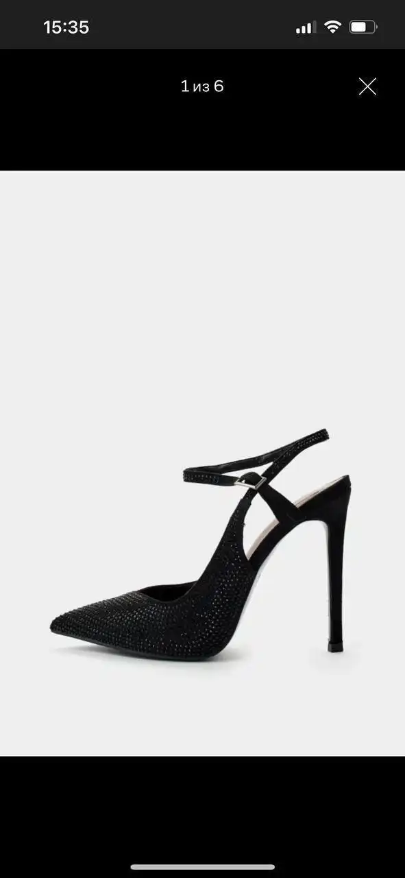 Продажа новых туфель со стразами размер 38