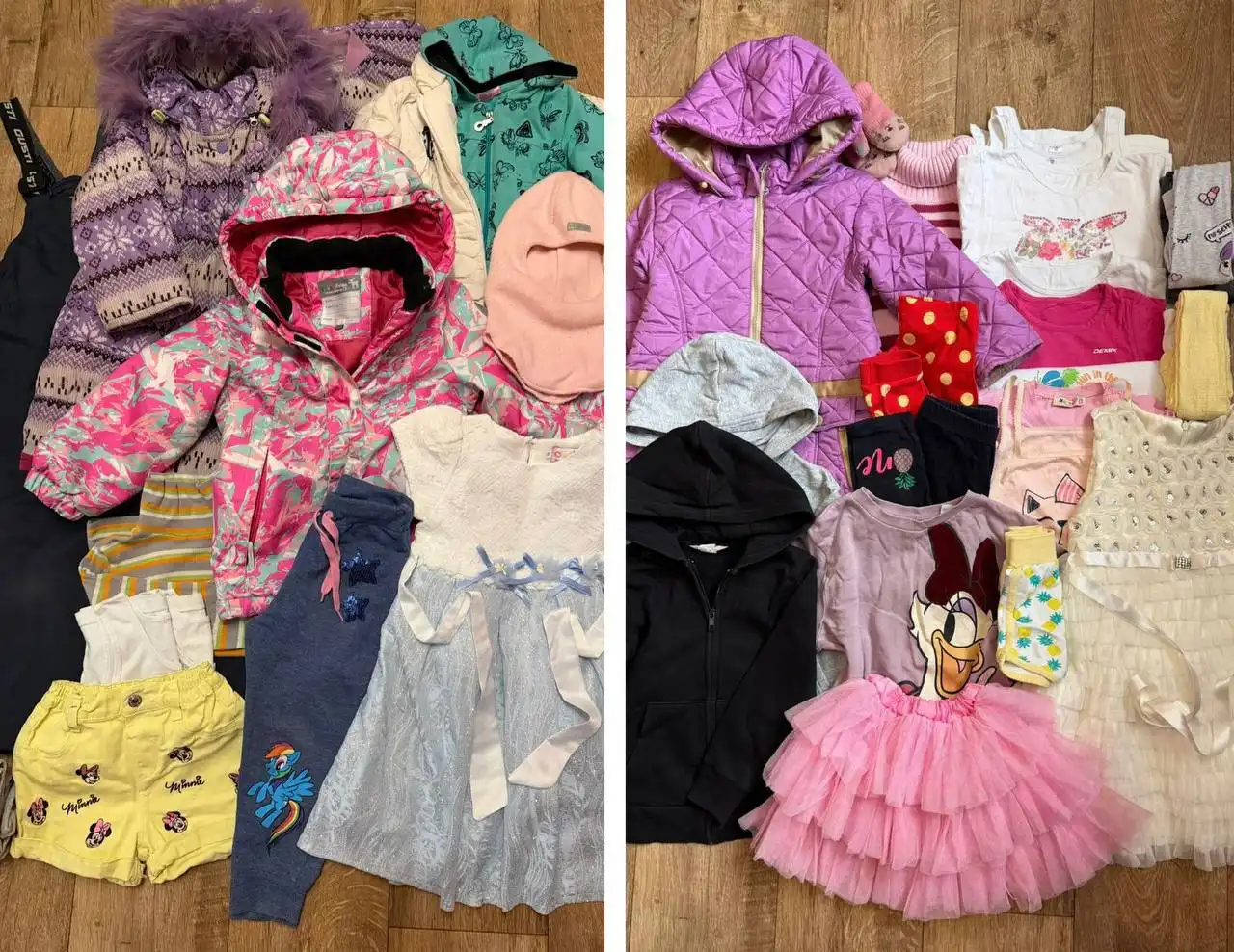 Пакет одежды на девочку рост 104/110