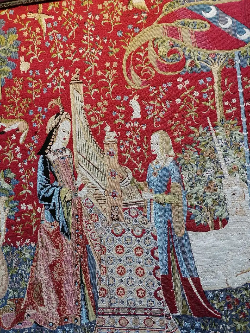 Картина-гобелен 92х70 в багете б/у - Барахолка в Москва