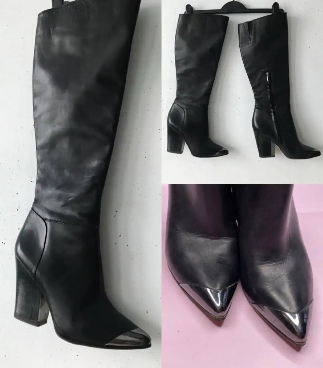 Б/у сапоги казаки Sam Edelman - Обувь (Одежда) в Химки