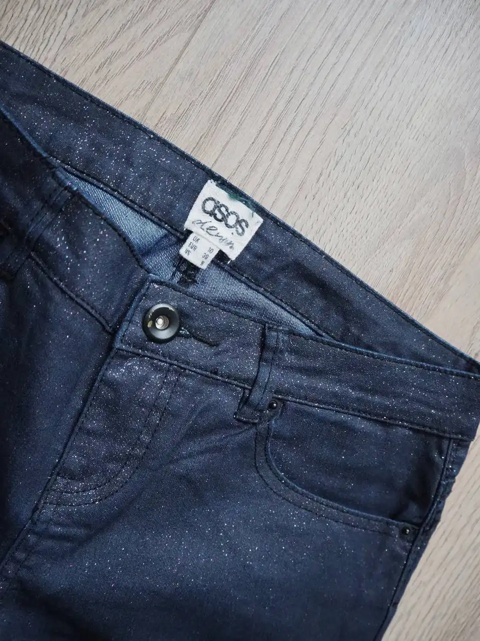 Джинсы с блестками Asos размер 38 - Джинсы (Одежда) в Москва