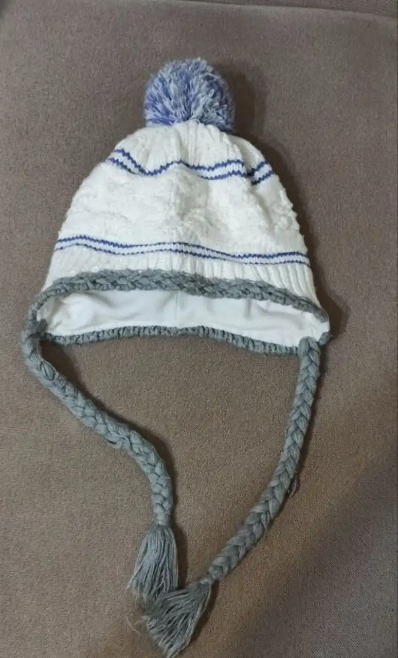Детская зимняя шапка 7-11 лет с флисовой подкладкой - Детская одежда (Одежда) в Химки