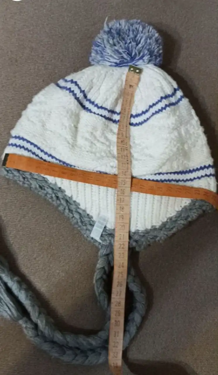 Детская зимняя шапка 7-11 лет с флисовой подкладкой - Детская одежда (Одежда) в Химки