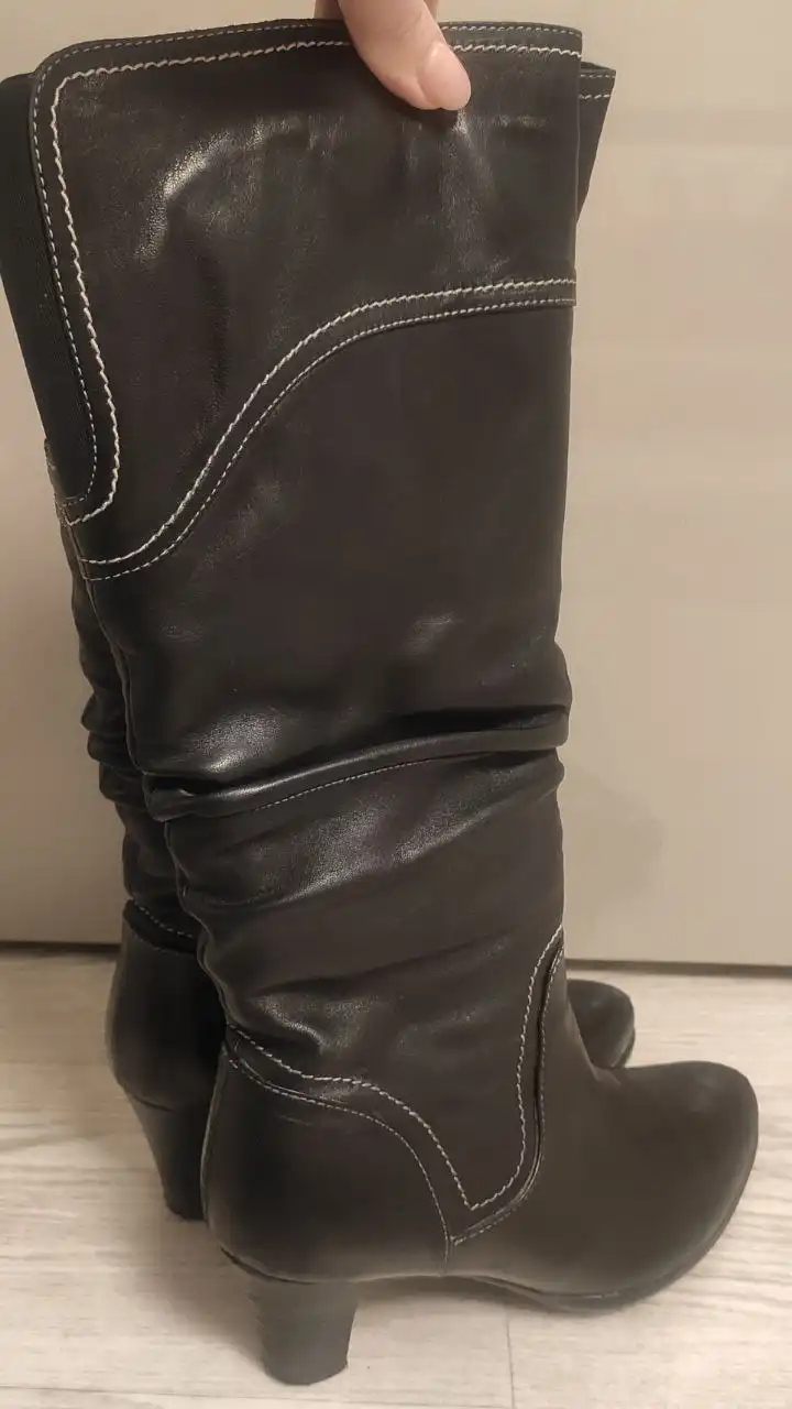 Сапоги зимние натуральная кожа и мех - Обувь (Одежда) в Химки