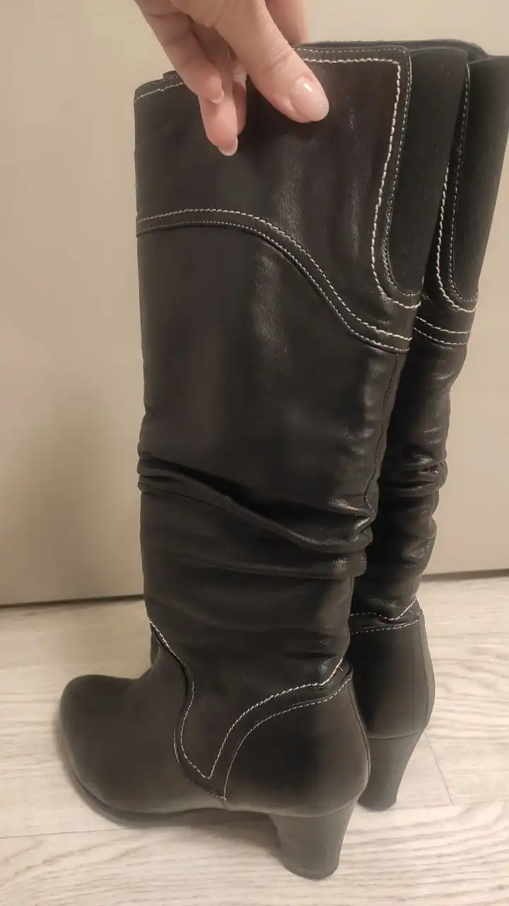 Сапоги зимние натуральная кожа и мех - Обувь (Одежда) в Химки