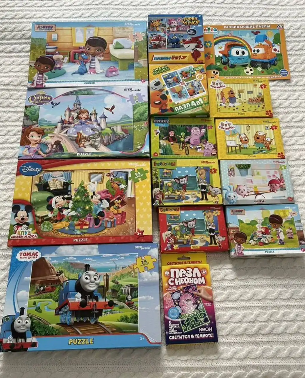 Пазлы детские в отличном состоянии - Пазлы (Товары для детей) в Химки