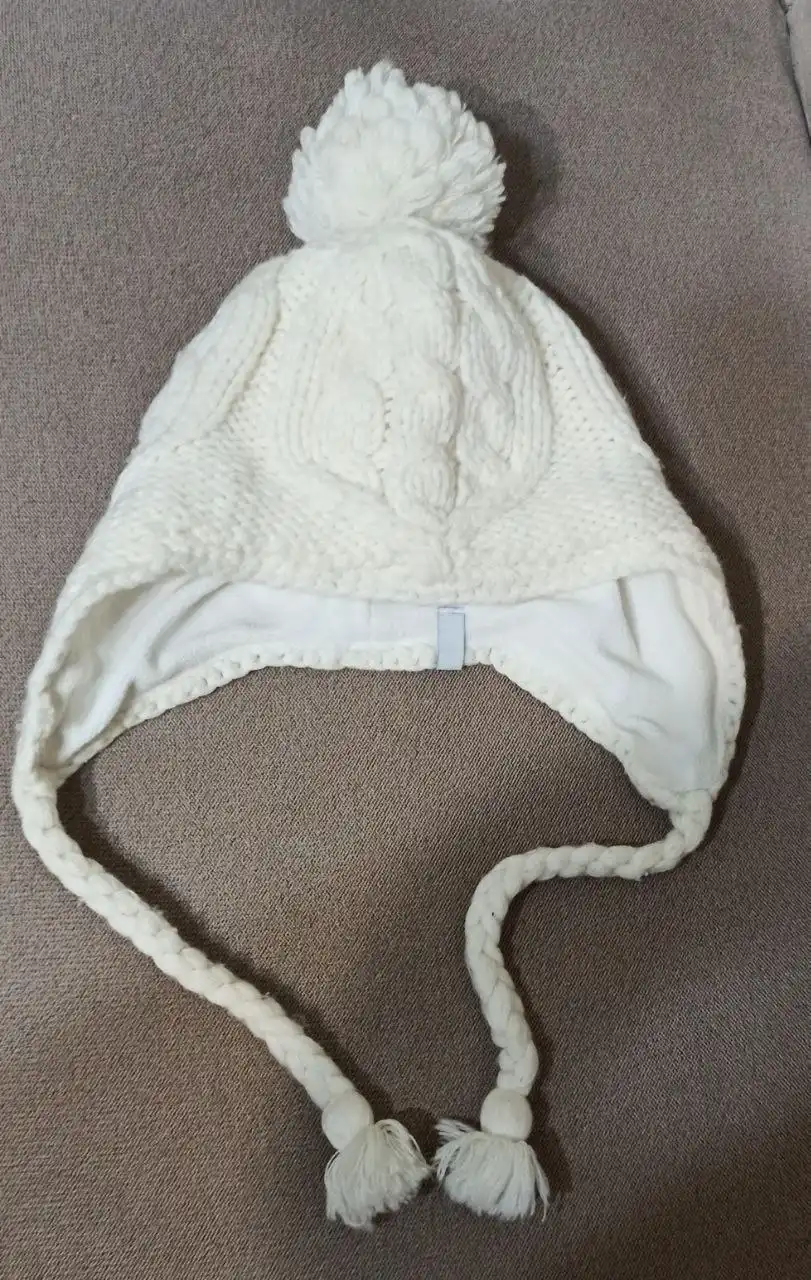 Детская шапка с пумпоном на флисовой подкладке - Детская одежда (Одежда) в Химки