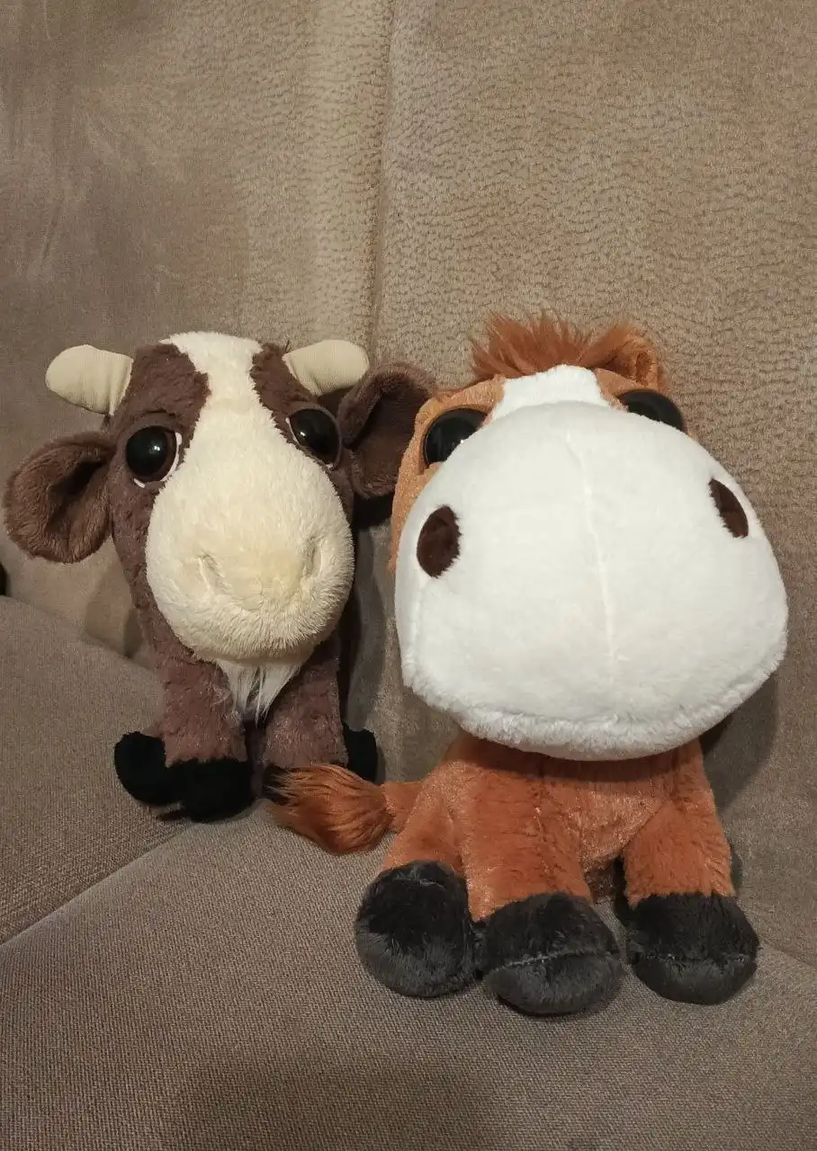 Мягкие игрушки Коник, лошадка и Бычок - Мягкие игрушки (Товары для детей) в Химки