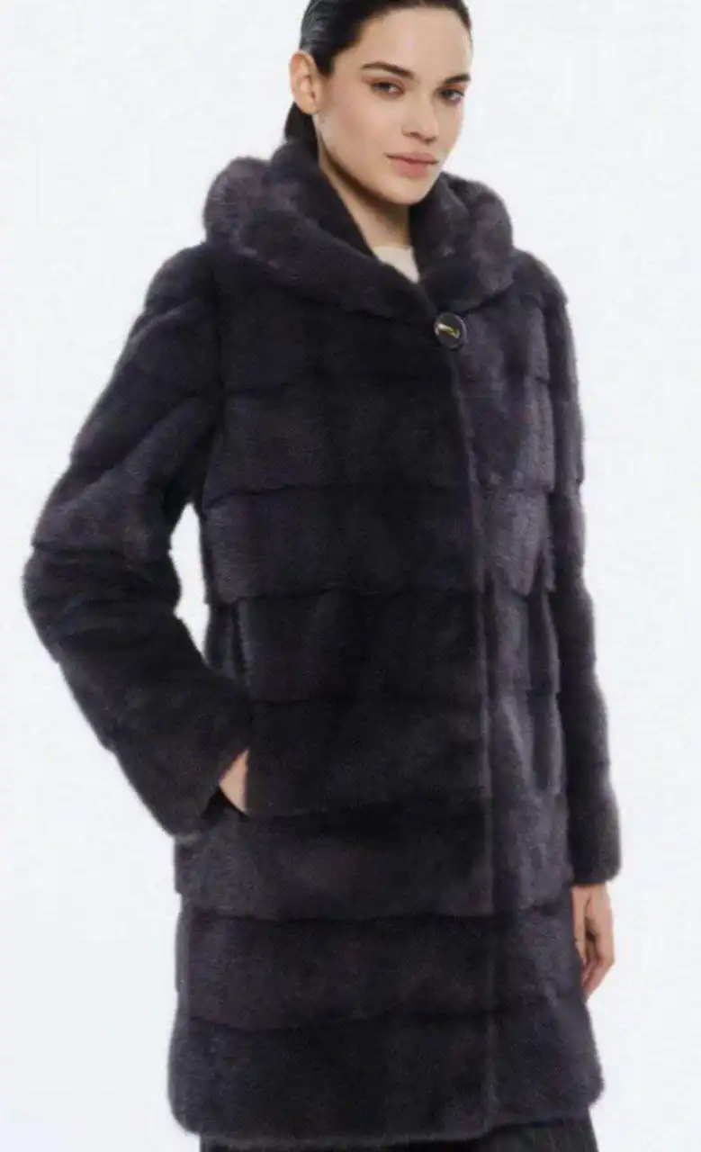 Новая шуба из норки без носки - Верхняя одежда (Одежда) в Химки