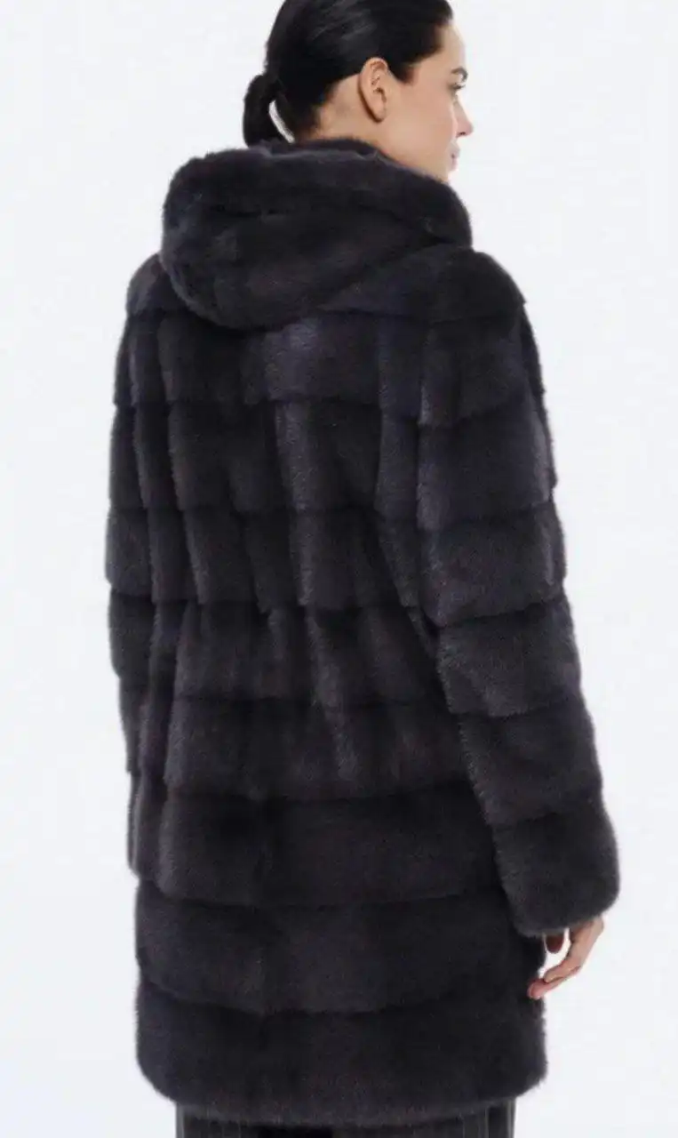 Новая шуба из норки без носки - Верхняя одежда (Одежда) в Химки