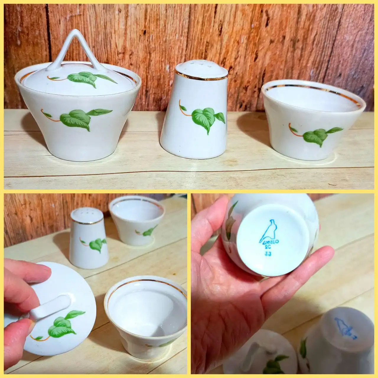 Винтажный фарфоровый набор Дулево 'Сирень' (СССР) - Посуда (Барахолка) в Химки