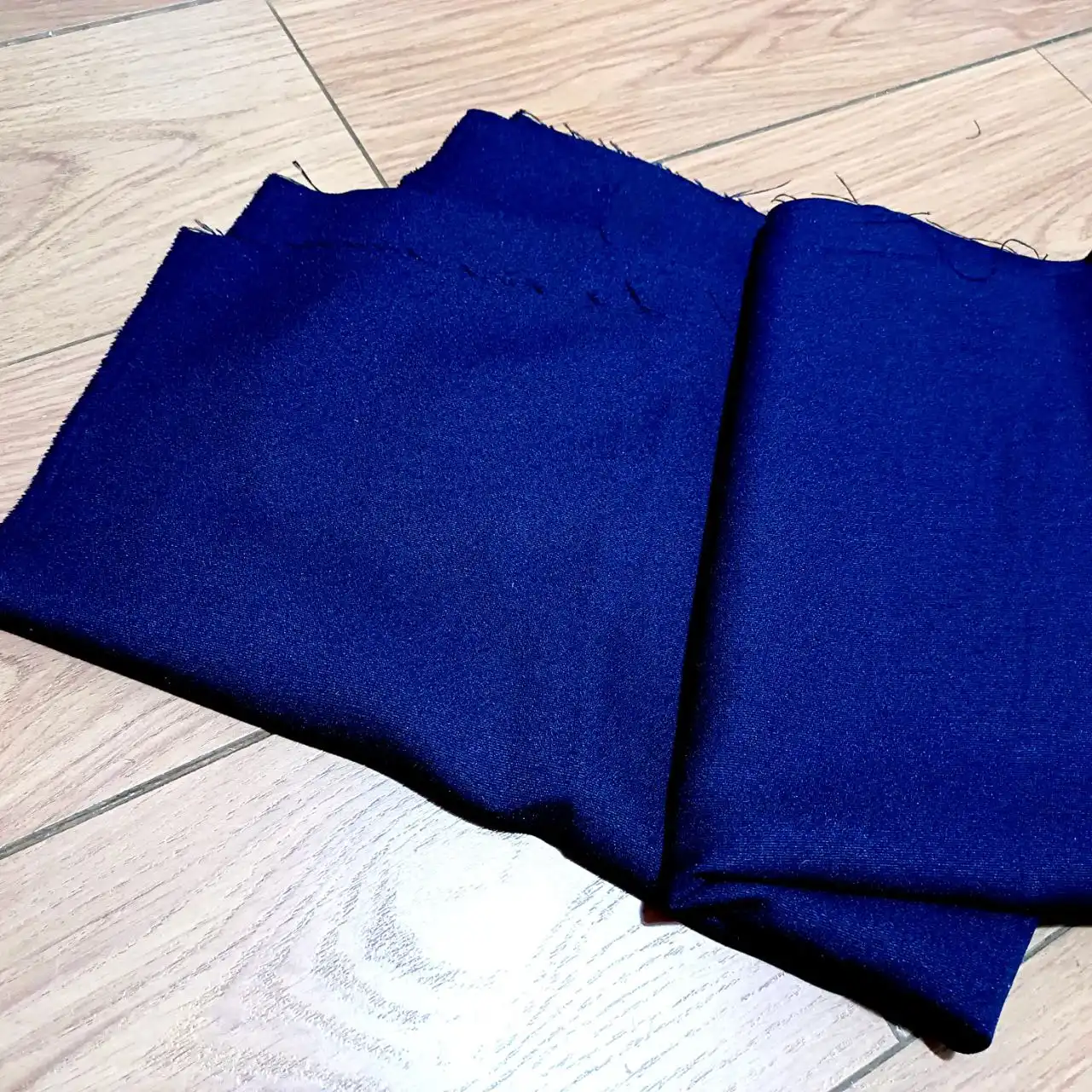 Ткань костюмная темно-синяя - Ткани (Барахолка) в Химки