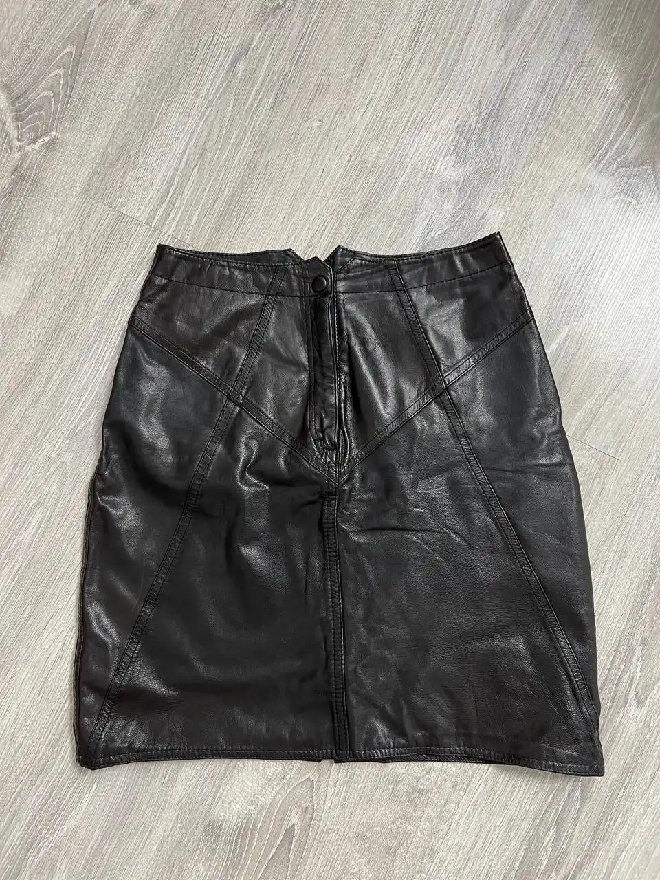 Юбка из натуральной кожи на подкладе, размер S - Юбки (Одежда) в Химки