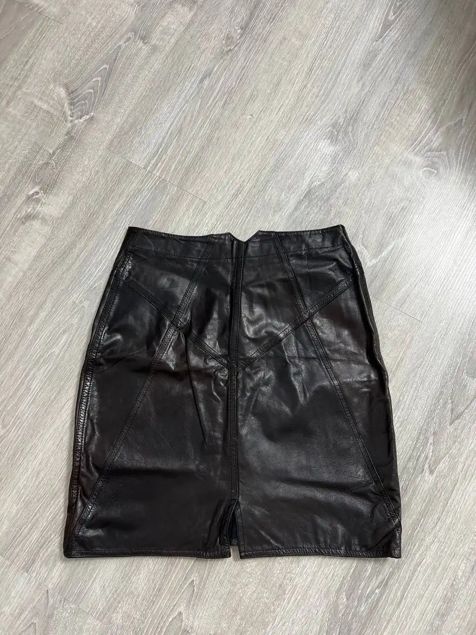 Юбка из натуральной кожи на подкладе, размер S - Юбки (Одежда) в Химки