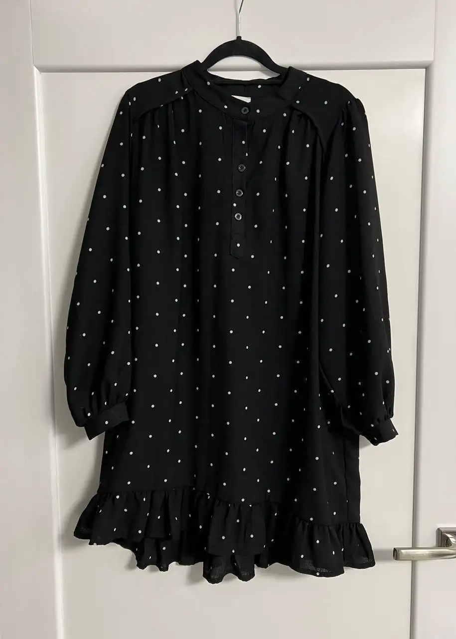 Платье свободного кроя в горошек - Женская одежда (Одежда) в Химки