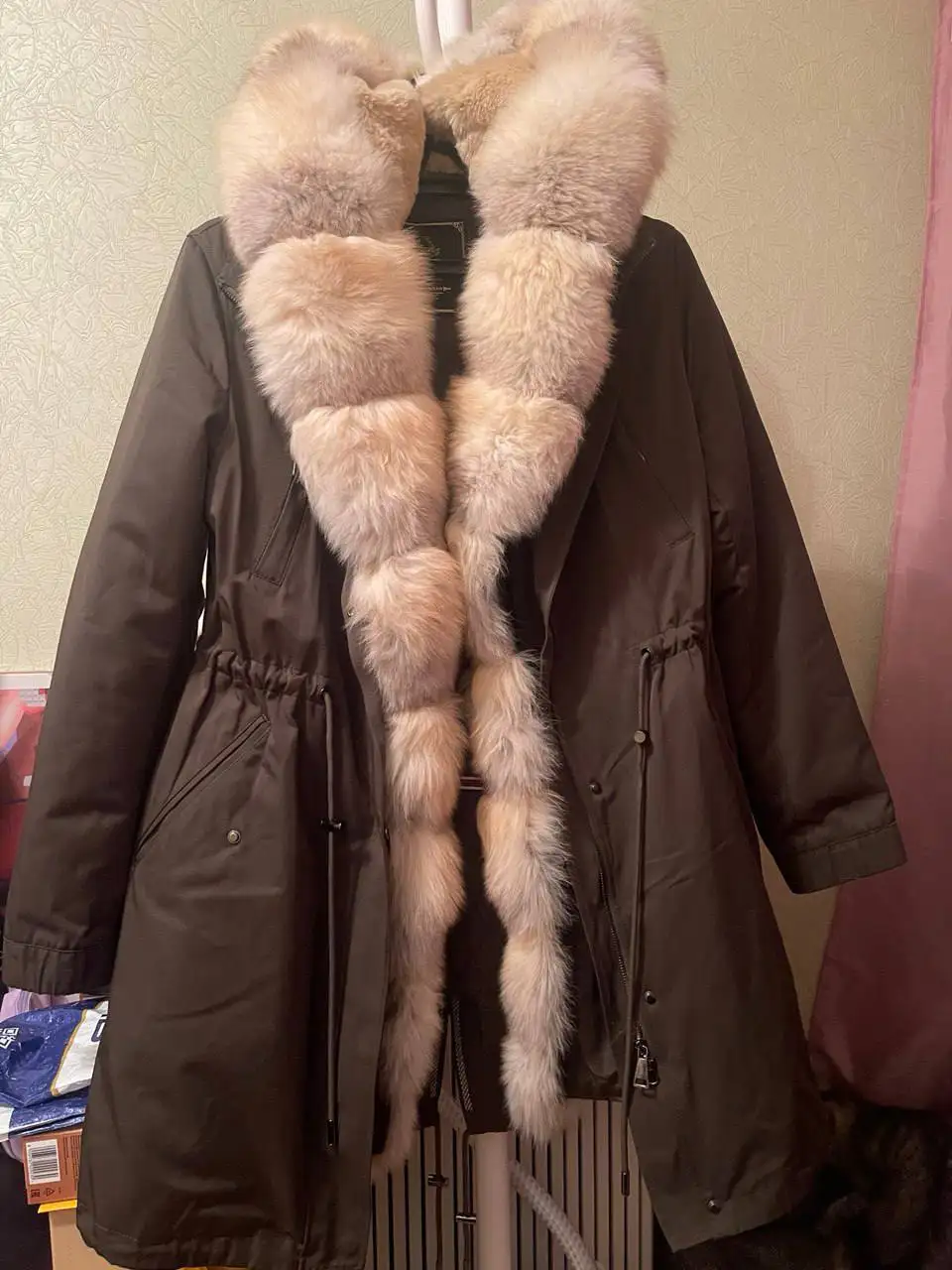 Зимняя теплая парка натуральный мех - Верхняя одежда (Одежда) в Химки