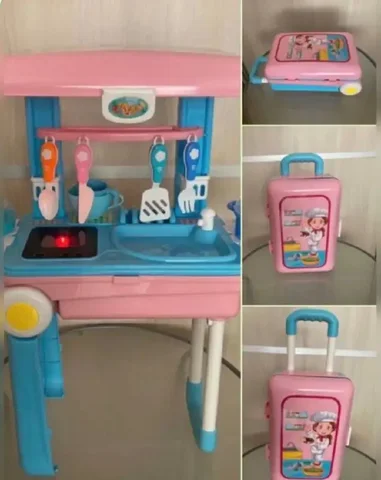 Кухня в чемоданчике с набором посуды и конфоркой - Барахолка в Химки