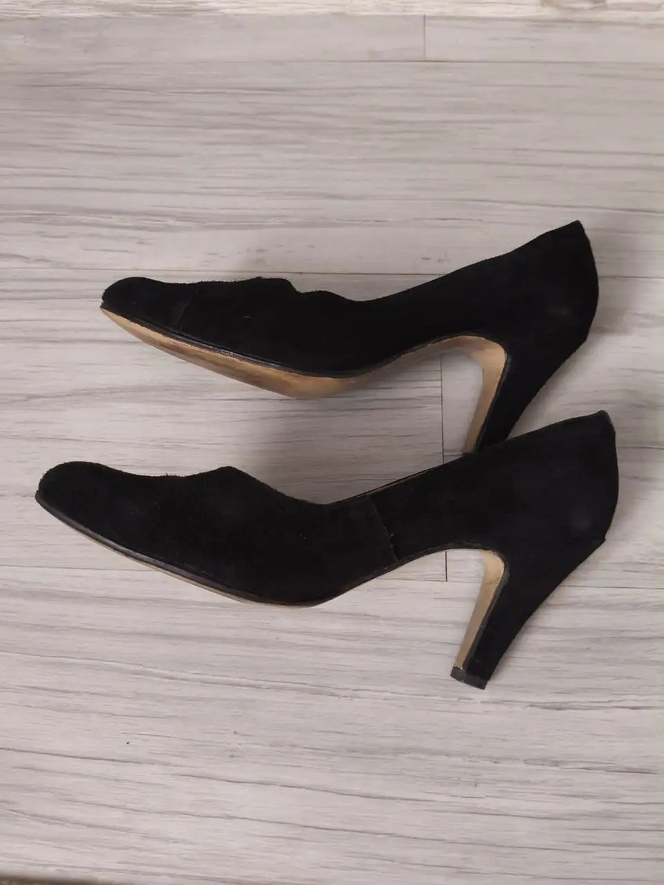 Туфли замшевые б/у размер 40.5-41 - Обувь (Одежда) в Зеленоград