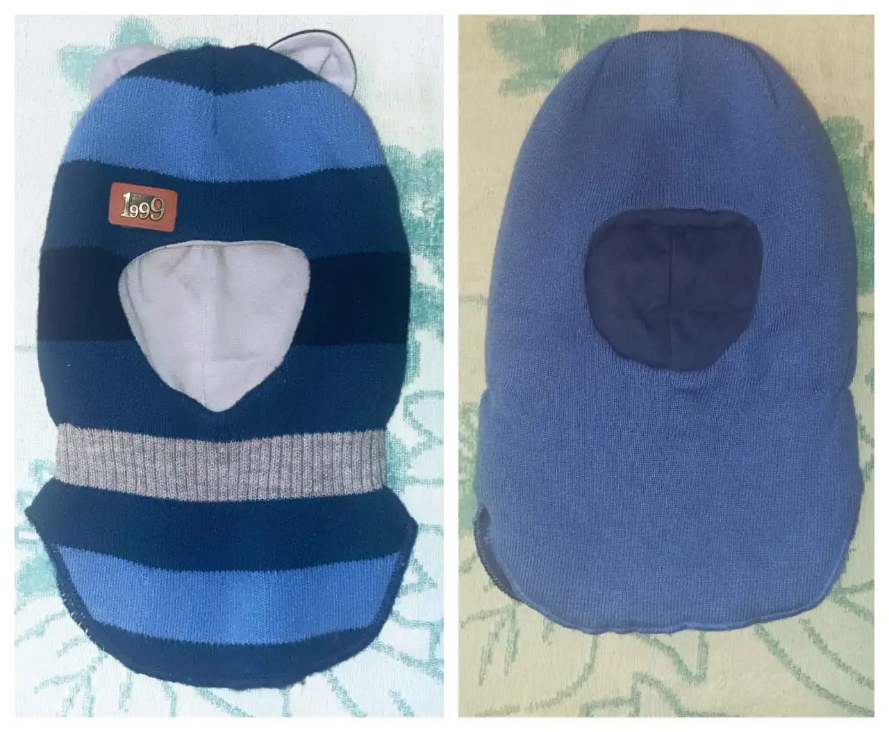 Зимние шапки-шлемы, синие, новые - Головные уборы (Одежда) в Химки