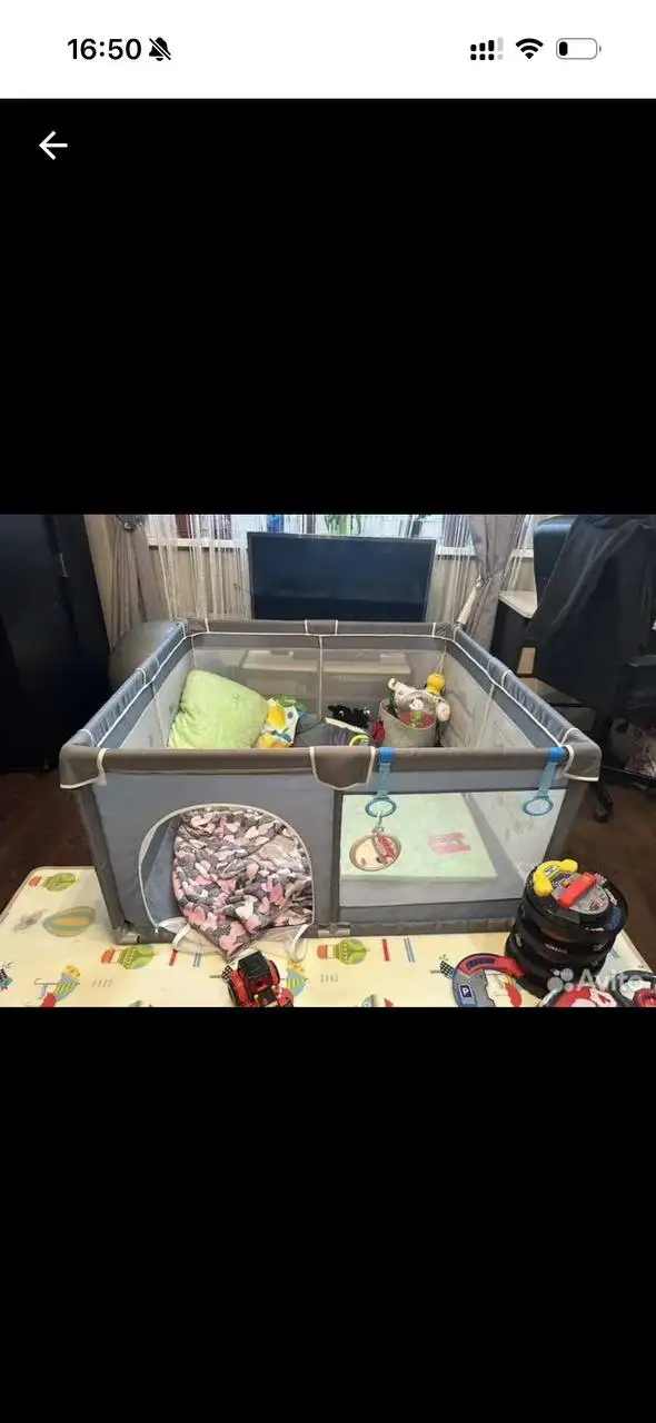 Манеж детский новый 127x127 - Манежи (Товары для детей) в Зеленоград