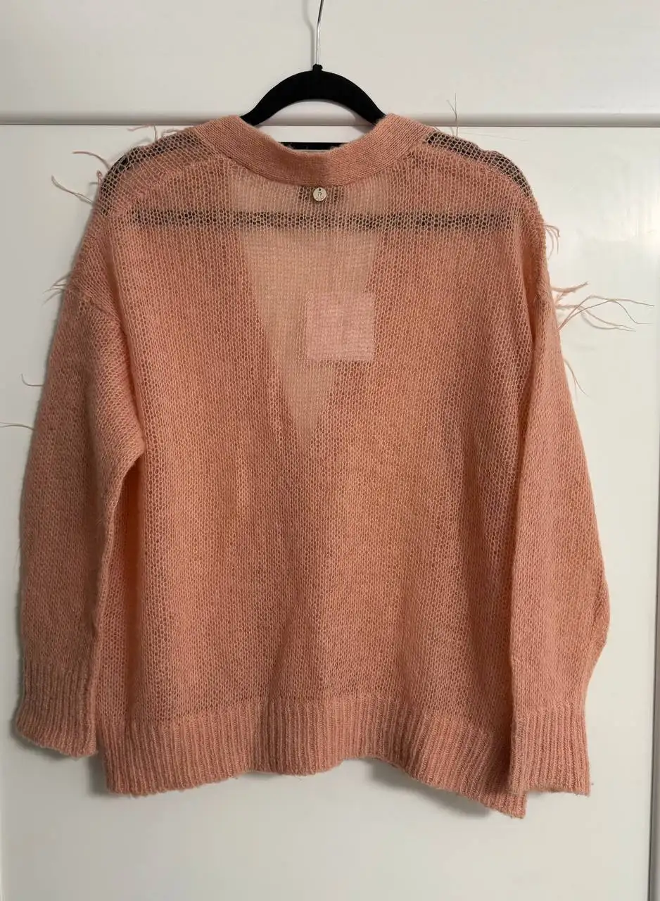 Кардиган Liu Jo с перьями в цвете пыльной розы - Верхняя одежда (Одежда) в Химки