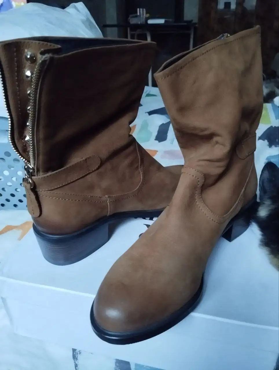 Женские сапоги на натуральной коже, размер 39, утепленные - Обувь (Одежда) в Химки