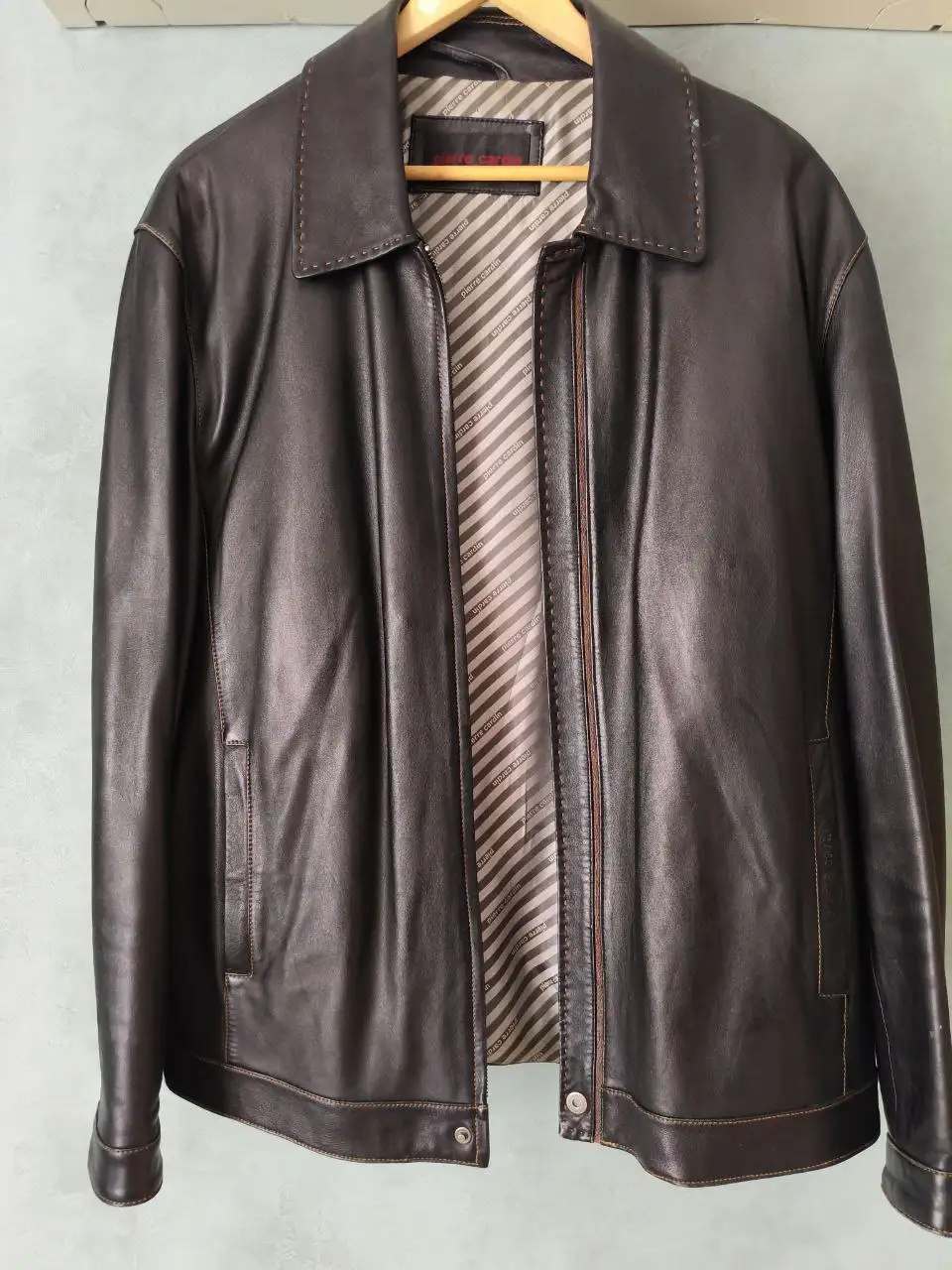 Кожаная куртка Pierre Cardin - Верхняя одежда (Одежда) в Зеленоград