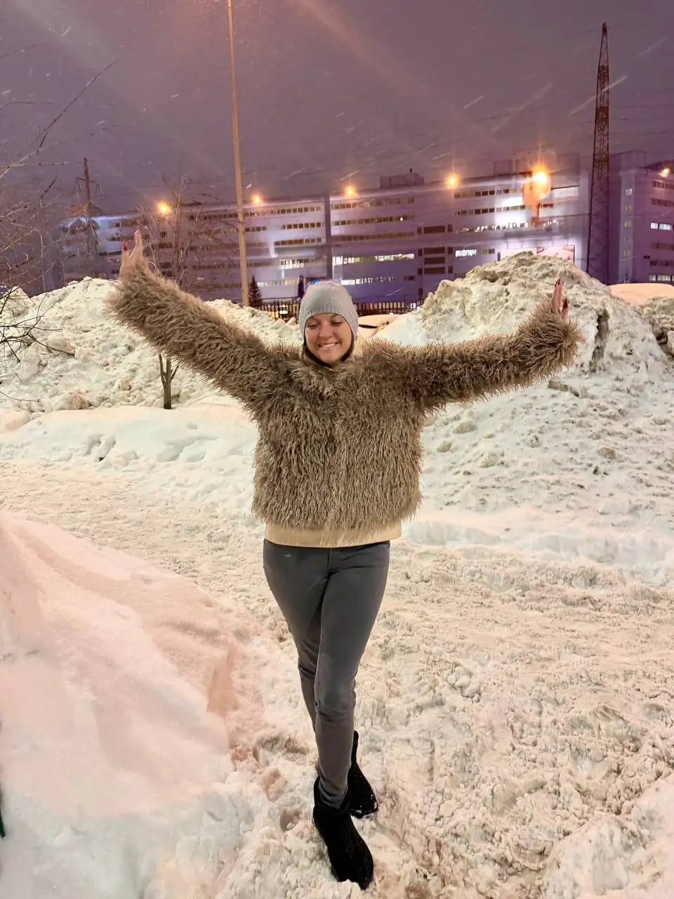 Шуба лама эко, размер Л - Верхняя одежда (Одежда) в Химки