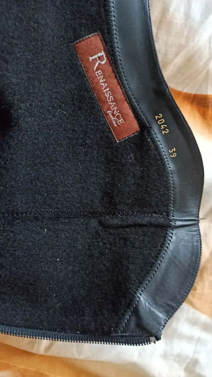 Сапоги Renaissance (Италия) размер 39 черные - Обувь (Одежда) в Химки