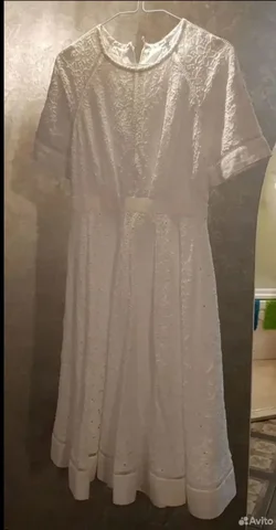 Белое приталенное платье на девочку - частное объявление в Химки