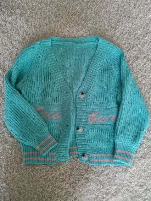 Кардиган голубой вязаный размер 44-46 - Верхняя одежда в Нахабино